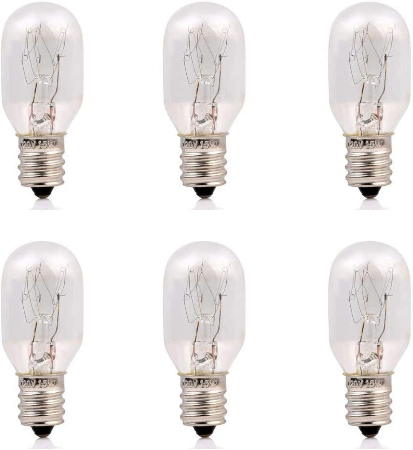 YI Lighting 110V 15 Watt T20 Salt Lamp Light Bulbs for Original Himalayan Salt Lamp Replacement Bulbs with E12 Candelabra Base (3-Pack)