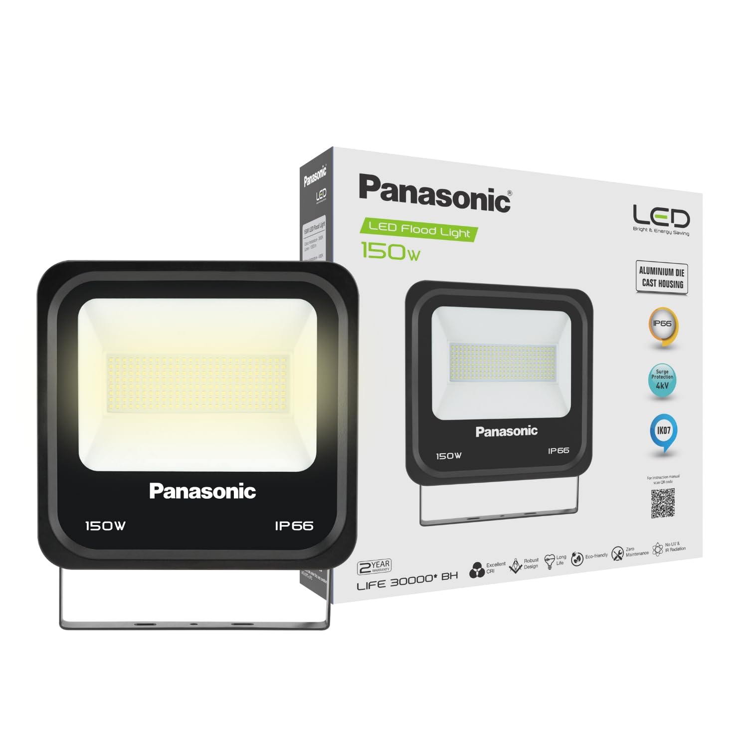 Panasonic 50W Waterproof Flood Light - Outdoor LED -6