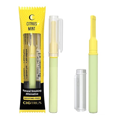 Cigtrus para una vida mejor  Ayuda a reemplazar el hábito de sostener, sentir o soplar  Citrus Mint 1PC