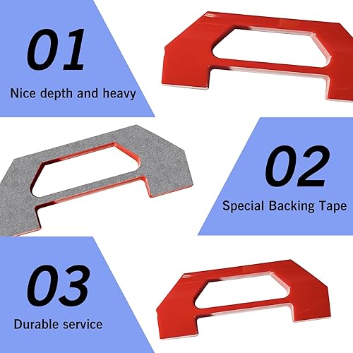 Miniatura 4 de Insignias de letras de inserción para portón trasero compatibles con Tacoma 2016-2023, calcomanías de emblema trasero en relieve 3D con Seccotine