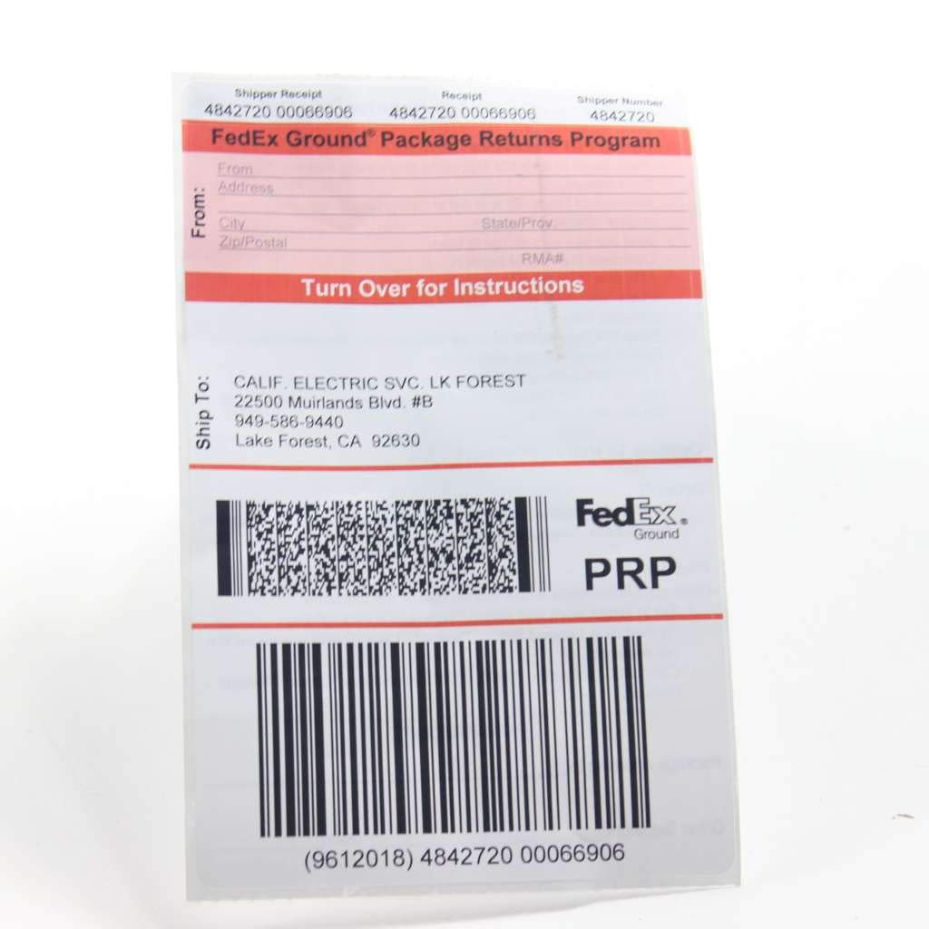 Delonghi PRPLAKEFOREST Return Service Label Client To Amazon.in