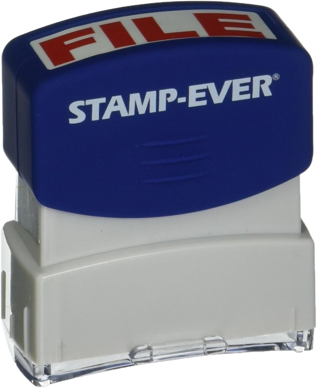 StampEver PreInked Message Stamp, File, Stamp Impression