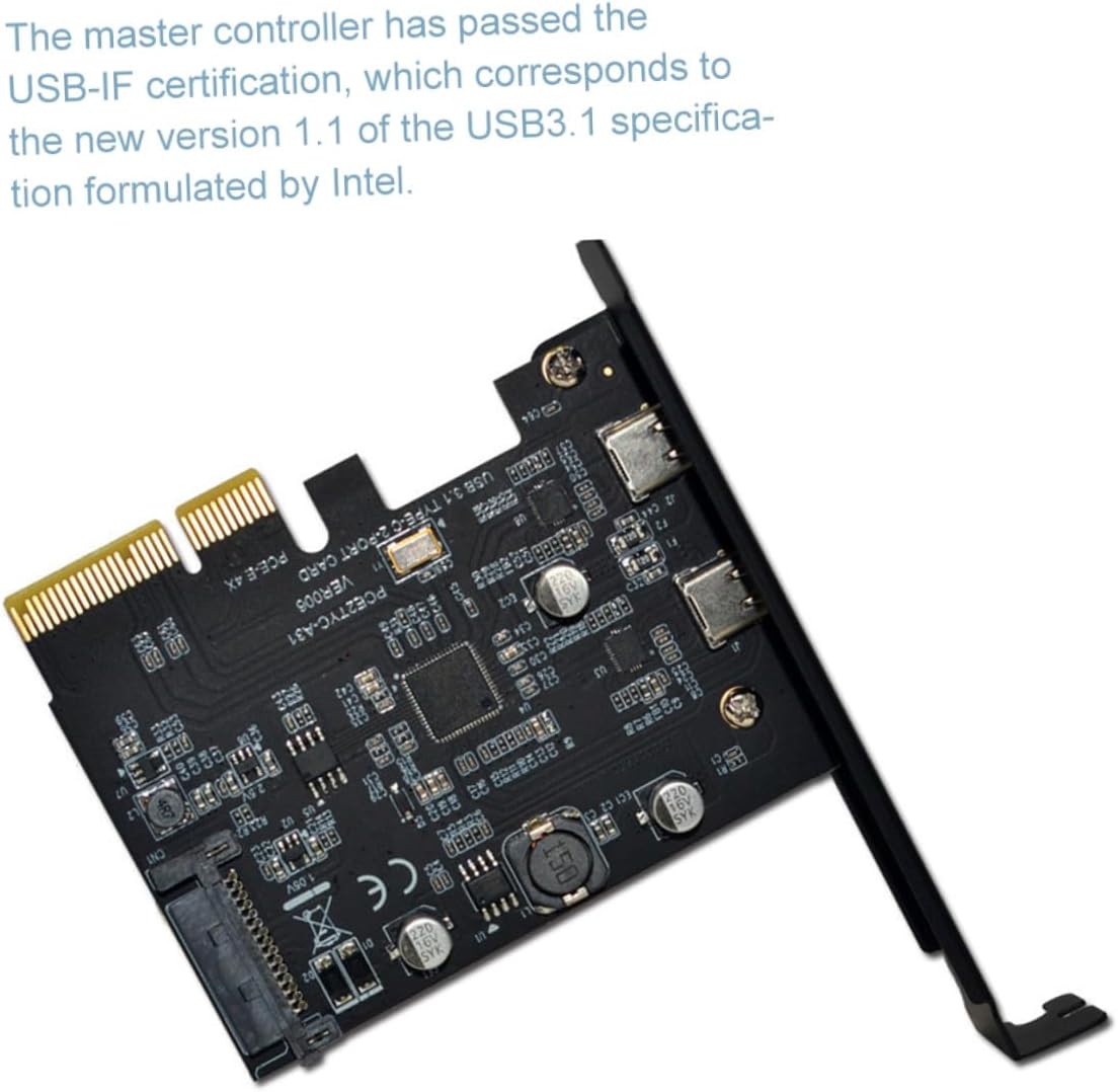10gbps Usb3.1 Computer Expansion Card, Pci-e 3.0
