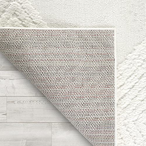 Tapete Antep Rugs Palafito 90x63 cm geométrico blanco miniatura 5