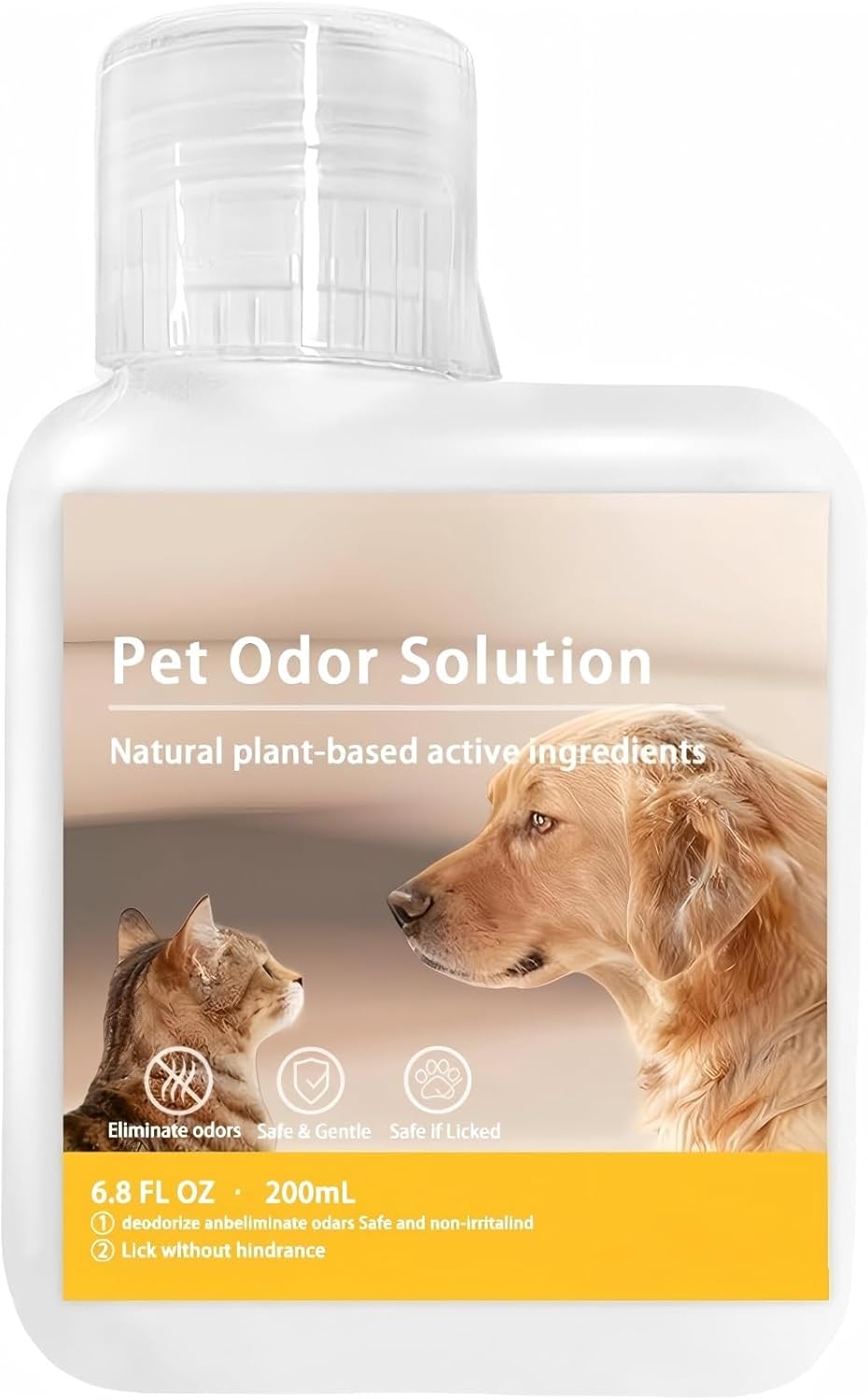 200ML Pet Odor Eliminator Cleaning Solution, Compatible With MOVA V50 Ultra/Z60 Ultra Roller Complete/P10 Pro Ultra/P50 Pro Ultra/S20 Ultra,Concentrated Cleaning Solution