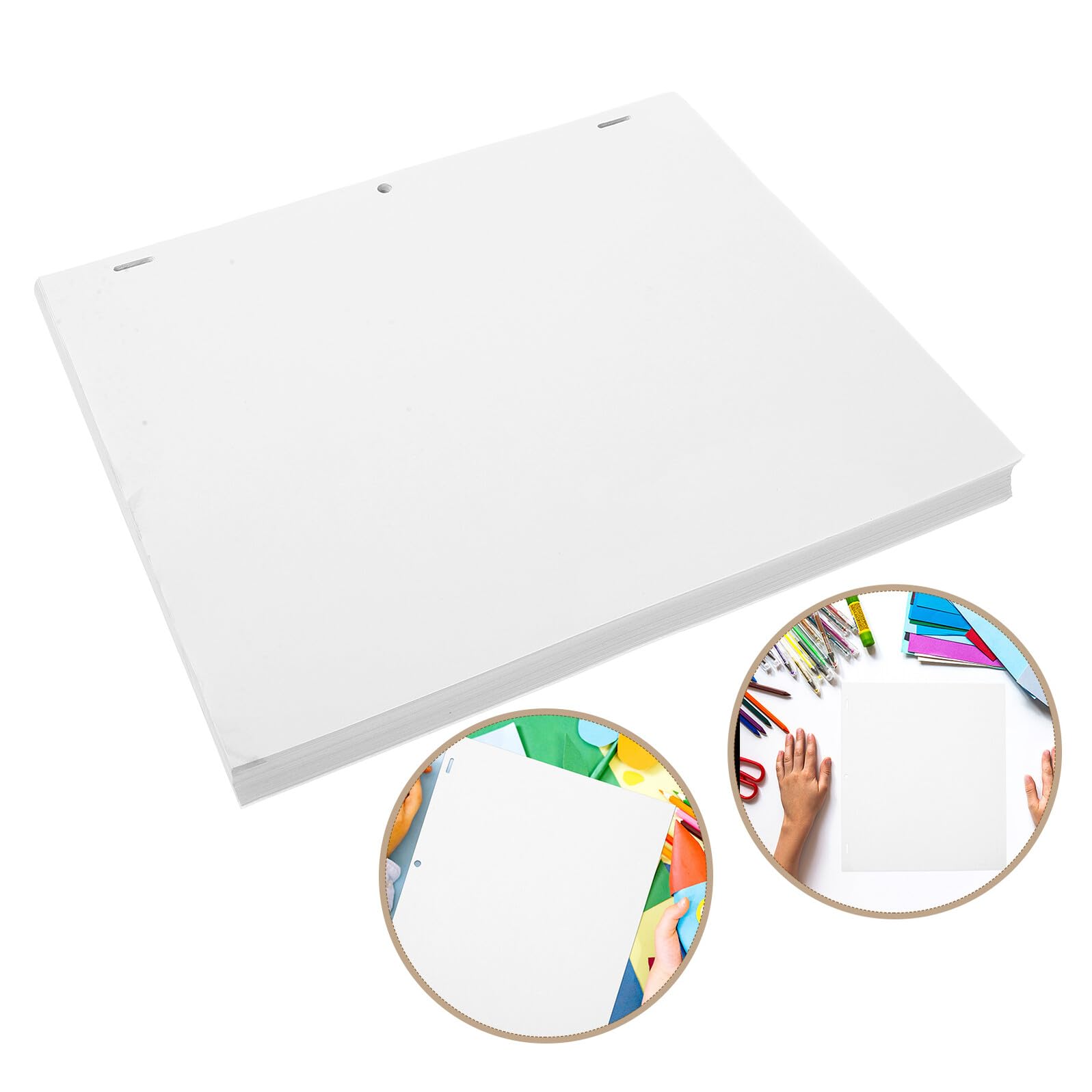 TEHAUX 200stücke Transparentpapier Weiß Animationspapier Zeichenpapier Kalligrafiepapier Künstlerpapier Übungspapier für Handschrift Positionierungspapier für Animationen