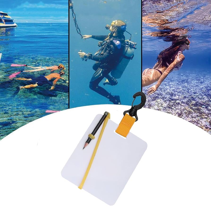 Tiiyee Diving Writing Slate, Underwater Writing Board Dive Slate