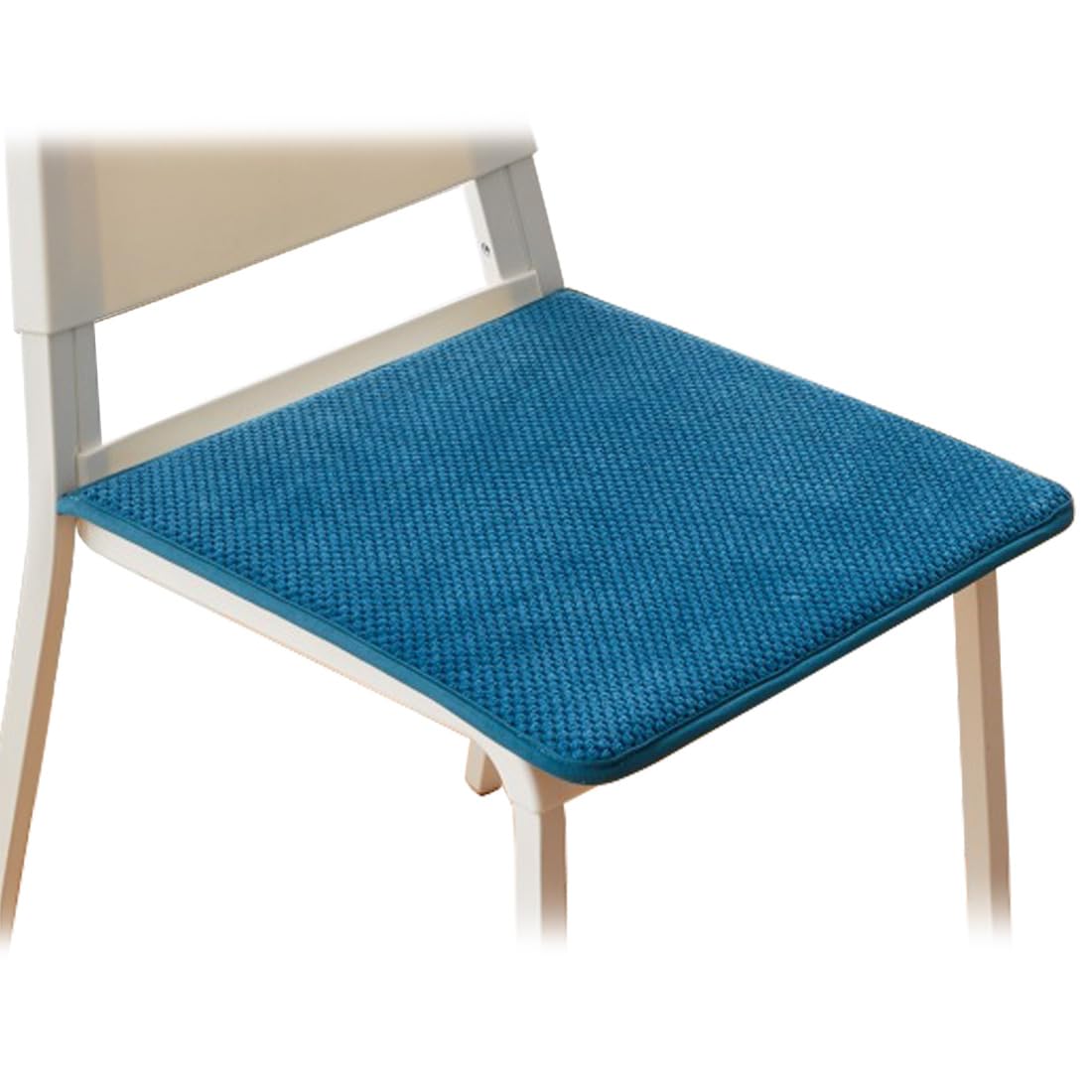 LSAfhDYG Corduroy|Comfort Sponges Filling Seat Pads Non-Slip Bottom(Dark Blue,50x50cm)