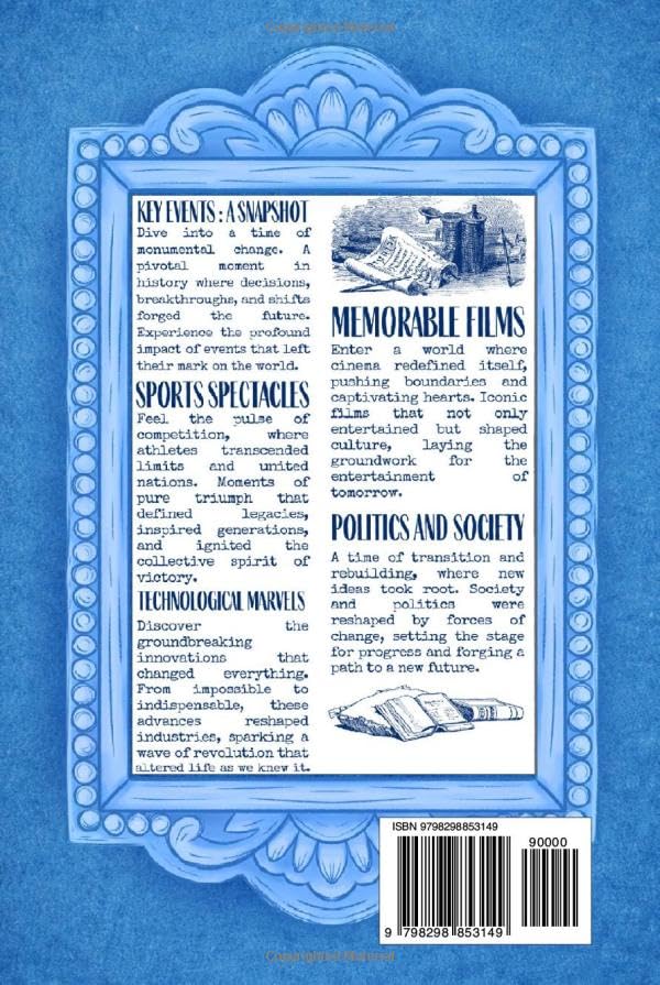 Journey Back To 1955: Nostalgic Gifts For Birthdays, Anniversaries, Celebrations: Back In Time Keepsake 1955 History Book for Mom, Dad, Grandparents, Friends, and More