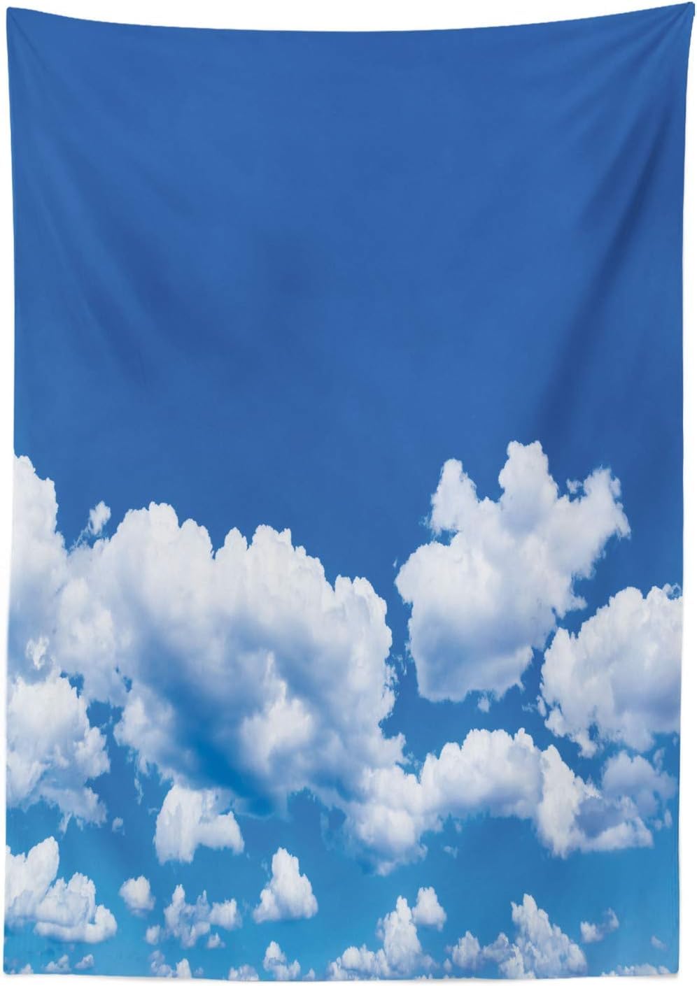 Tovaglia Antimacchia Rettangolare/Quadrata Cielo Blu, Tovaglie da Tavolo Impermeabile Poliestere Baiyun 3D, per Natalizia Cucina Feste Giardino, 200x200 cm A/B344