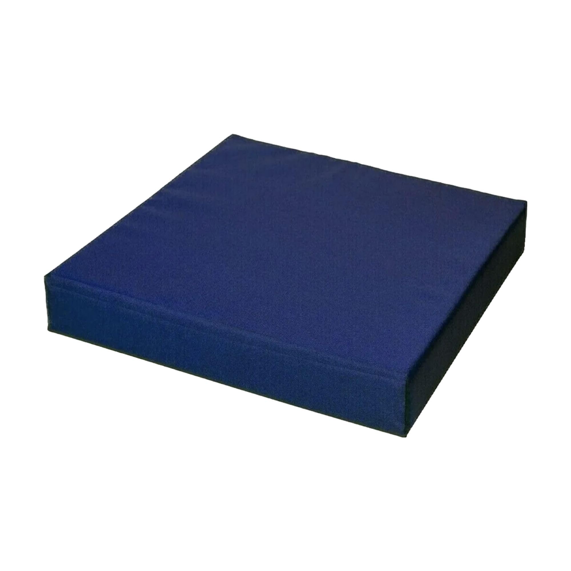 Garden Chair Seat Pad Indoor Outdoor multi-use for garden patio furniture chair seat pad cushion Water-resistant with zipped removable washable cover 4 cm width (56 x 56 cm (22"x22"), Navy Blue)