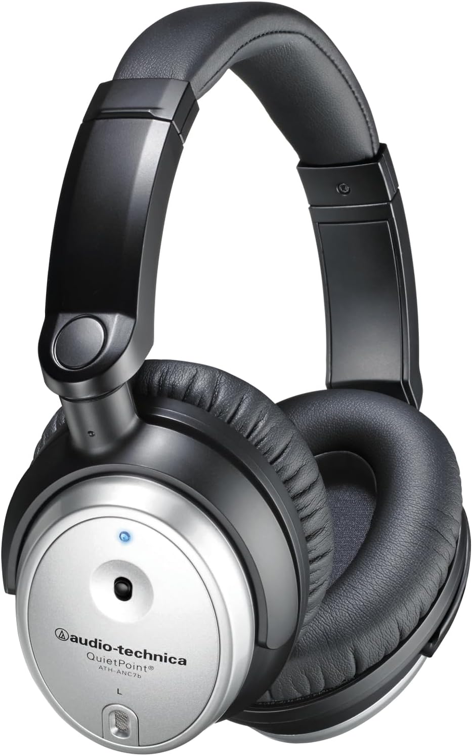Audio-Technica ATH-ANC7B QuietPoint Active Noise-Cancelling Closed-Back Headphones Adjustable ATH-ANC7B SVIS - Black
