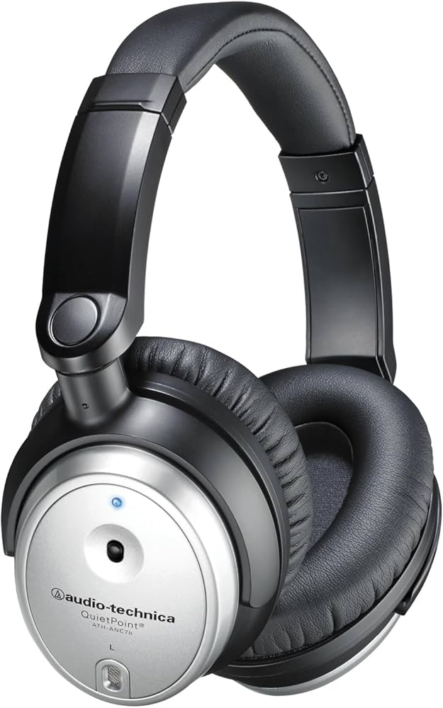 Amazon.com: Audio-Technica AUD ATHANC7BSVIS Noise-Cancelling