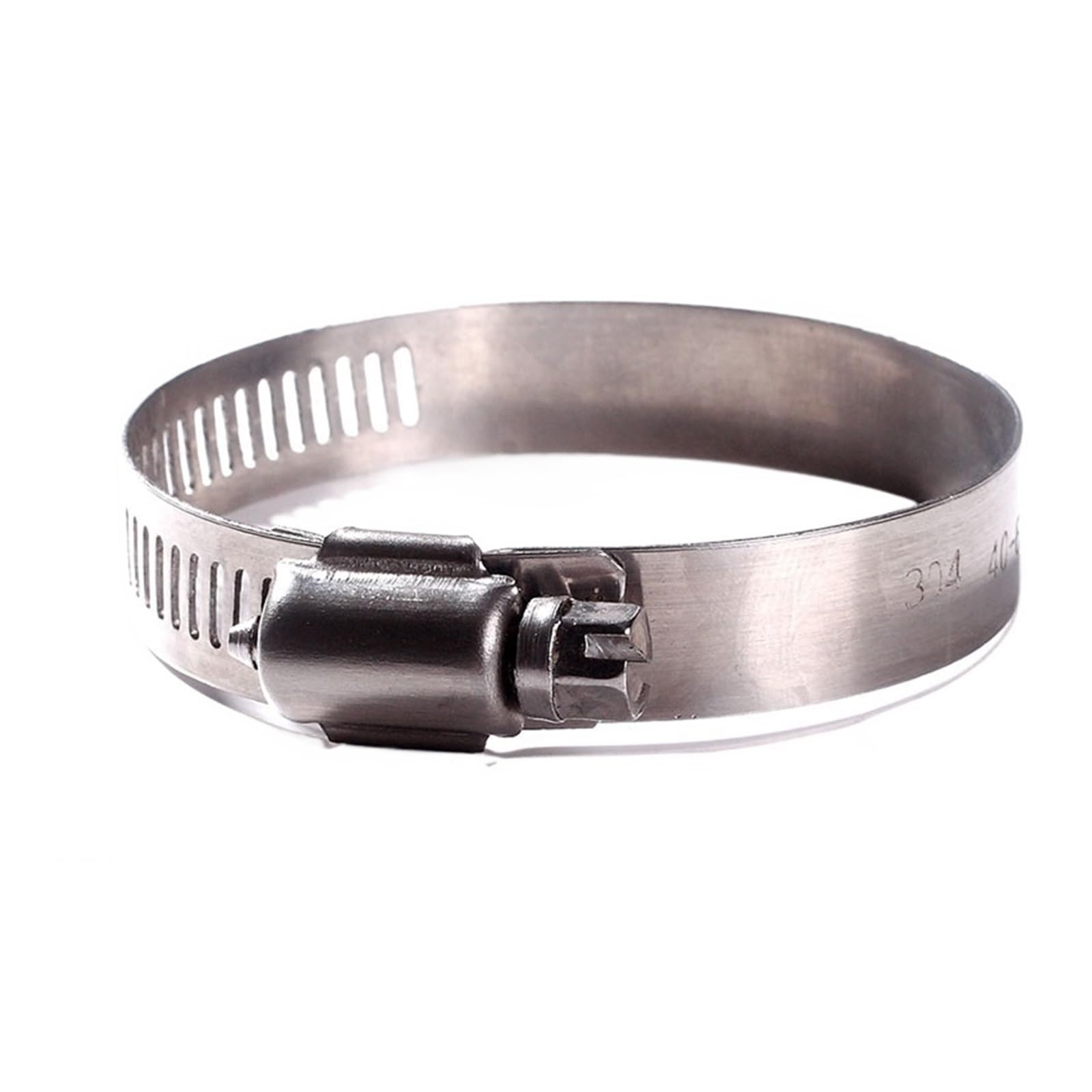 SHALLEZSOU Pipe clamp 2-20pcs/set Stainless Steel 304 Worm Drive Hose Clamp Fuel Pipe Tube Clips Water(72-95mm 2pcs)