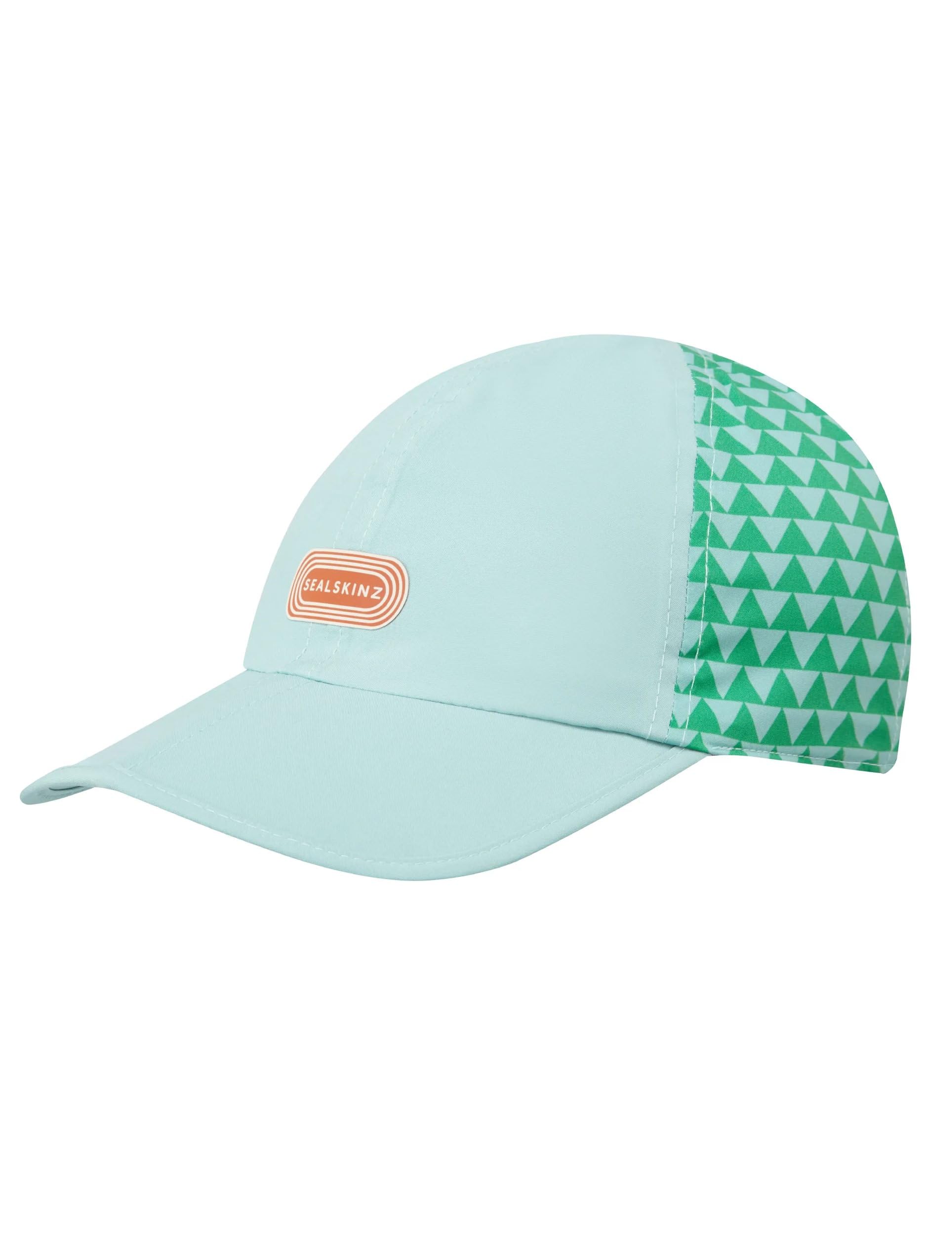 Wymondham Ultra Lightweight Waterproof Foldable Running Cap - Blue Print, One Size