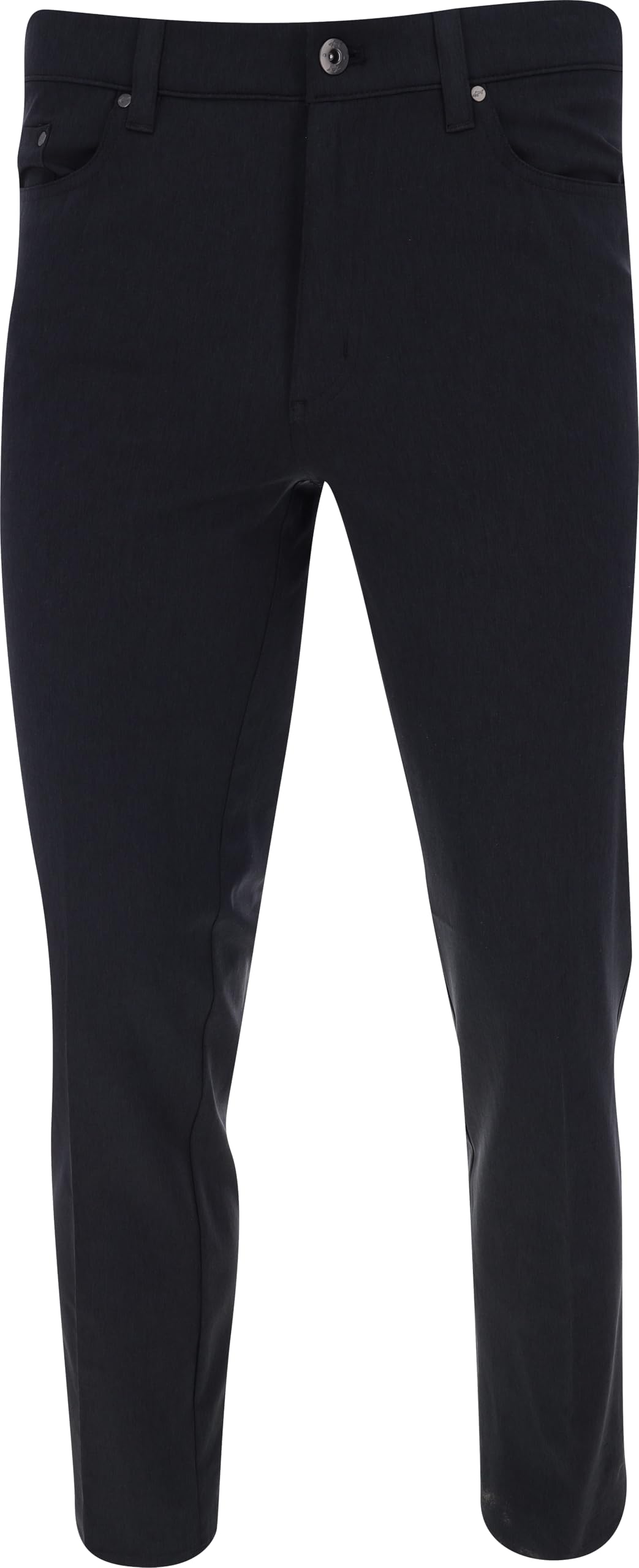 Greg Norman MICROLUX 5 Pocket Heathered Black Heather Pants Men 34W x 30L