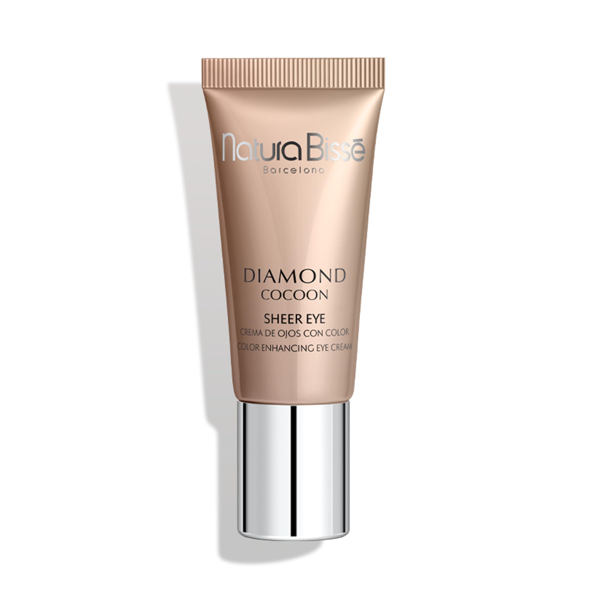 Natura Bissé Diamond Cocoon Sheer Eye | Contorno de Ojos Antiedad con Color con Ácido Hialurónico, Antioxidantes, Vitamina PP y Extracto de Fermentus Glaciarum | 10 ml
