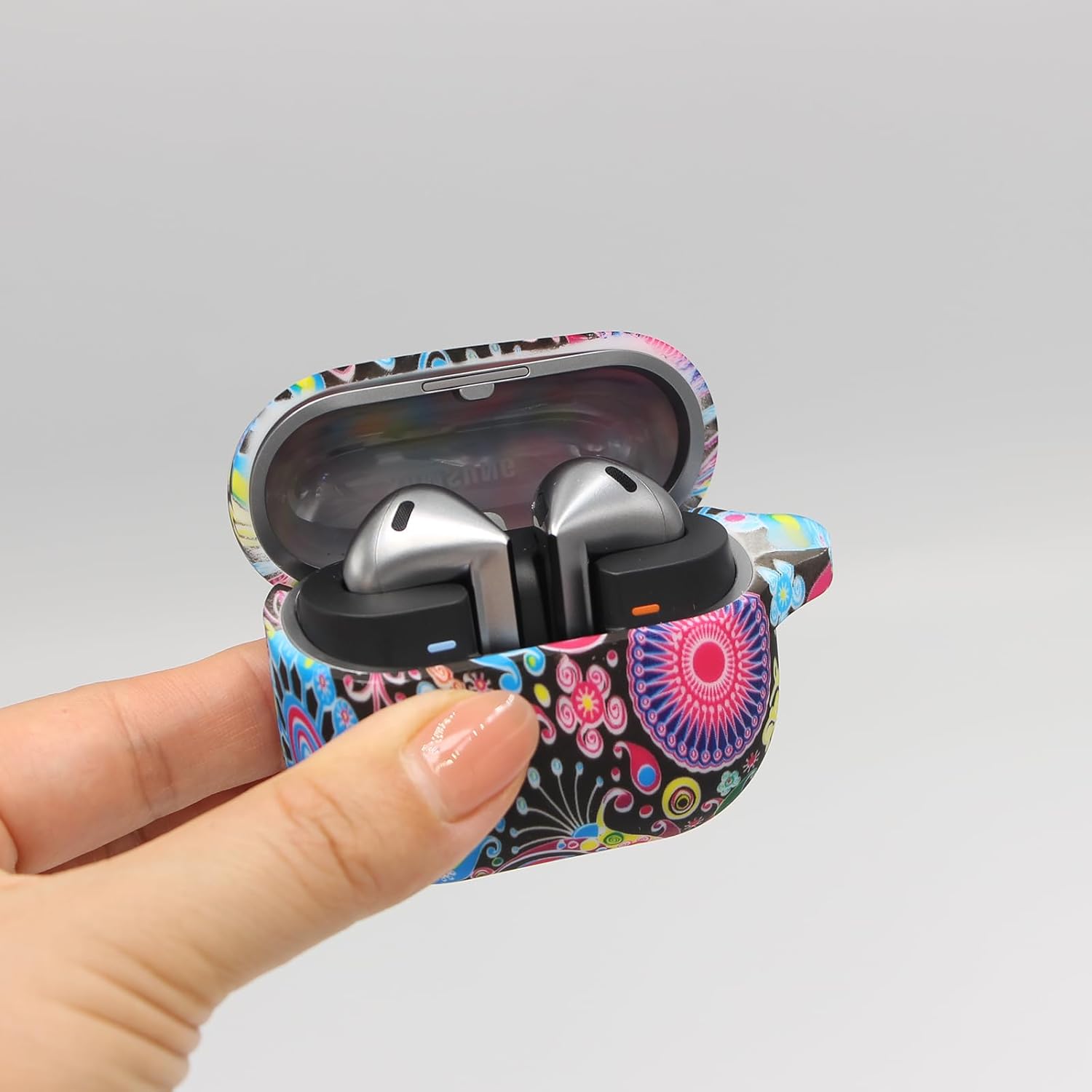 Case Compatible with Samsung Galaxy Buds 3 Case and Galaxy Buds 3 Pro Case(2024), Cute Wireless Charging Silicone Protective Case with Bracelet Keychain for Men and Women (Jellyfish) - Image 7