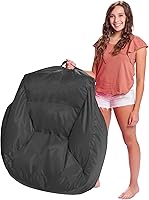 Vista 918 de Posh Creations Puf estructurado cómodo para jugar, leer y ver la televisión, Malibu Lounge, tela de lona para colorear, criaturas