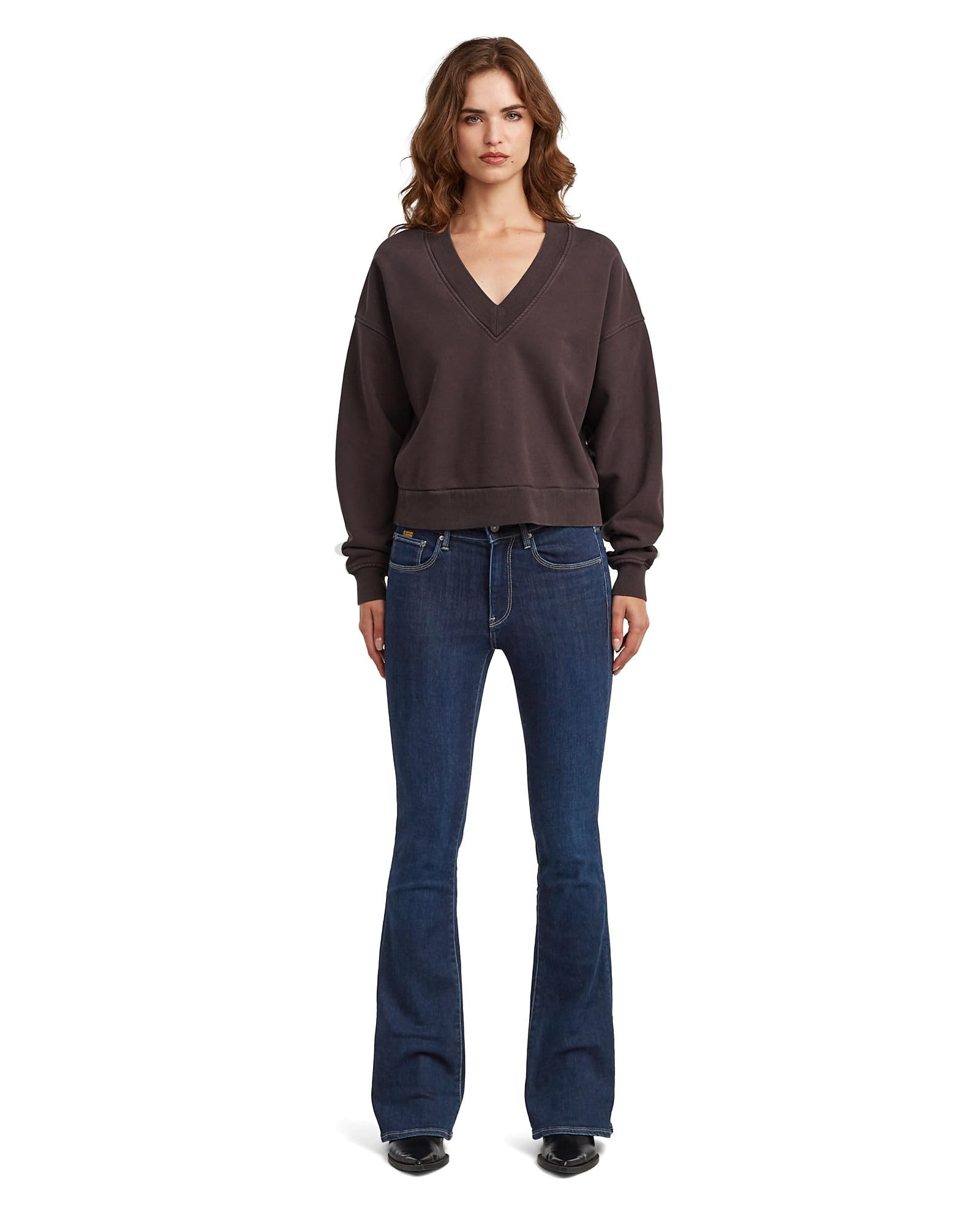 G-STAR Bluza Kobiety Washed Loose V Sw Wmn