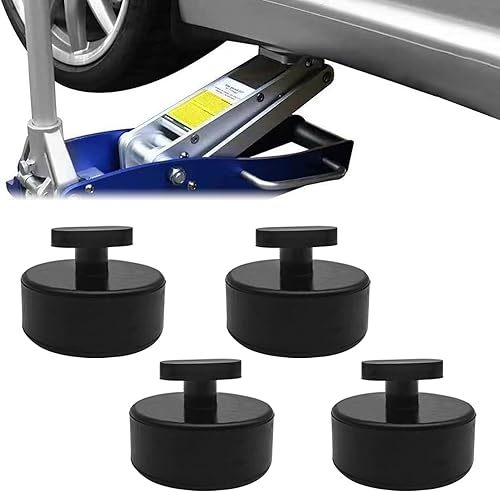 4 almohadillas de elevación para gato compatibles con Chevrolet Corvette C5 C6 C7, adaptador de punto de elevación de goma, accesorios para