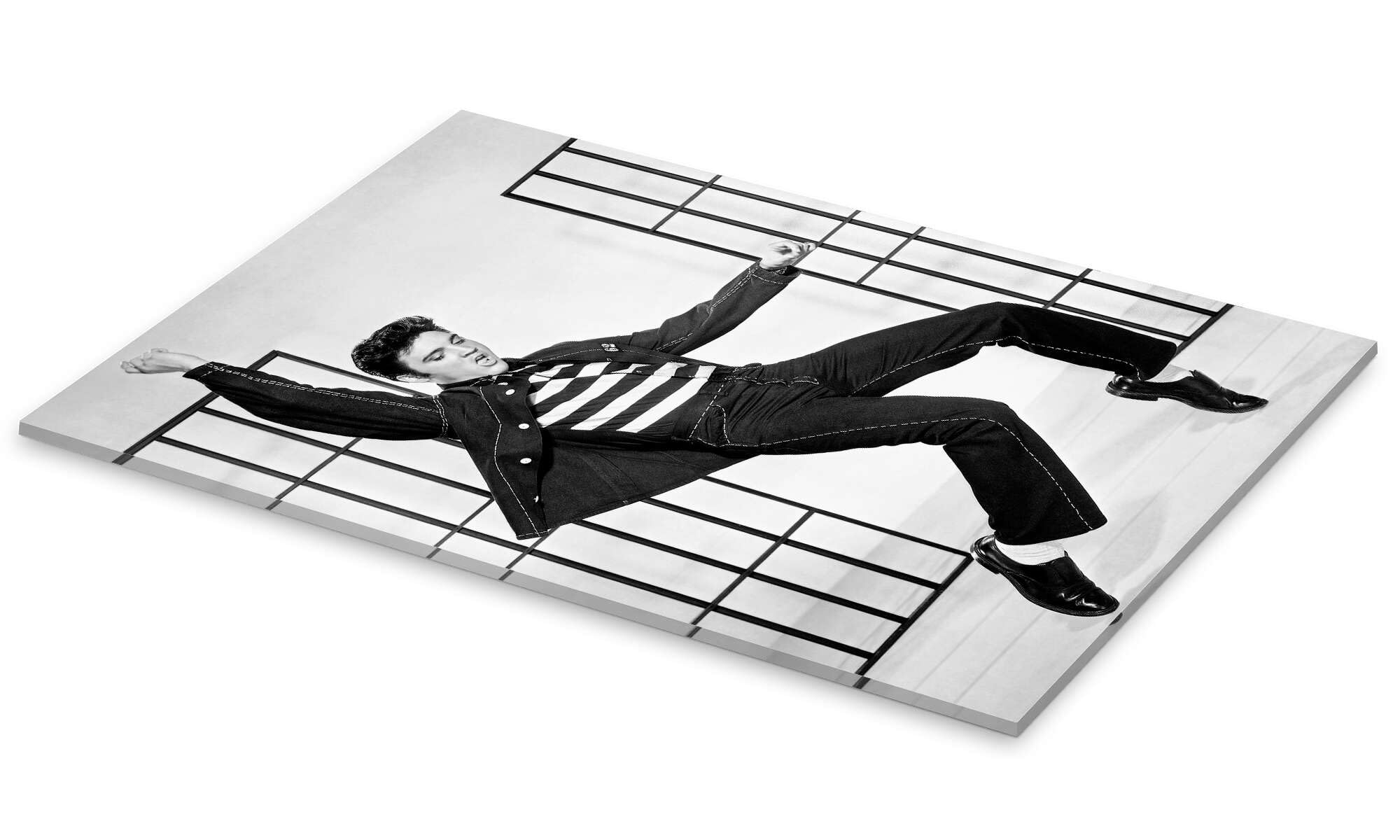 Posterlounge Elvis Presley tanzend II Acrylglasbild | 40 x 60 cm von Celebrity Collection Wandbilder Wanddeko