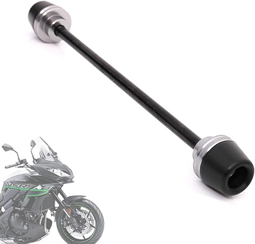 Miniatura 2 de MC MOTOPARTS Compatible con Z900 RS Café 2018-2019 Titanio eje rueda delantera horquilla Sliders Protectores Crash Protector