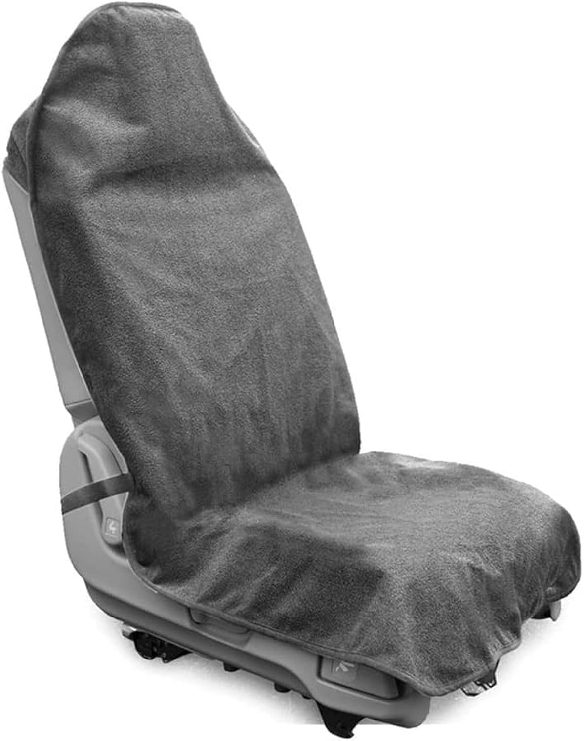 Waterproof Sweating Car Seat Cover for Post Gym Workout, Running, Swimming, Beach and Hiking, Universal Fit Non-Slip Bucket Seat Protector for Cars SUV Trucks, Machine Washable (Grey)