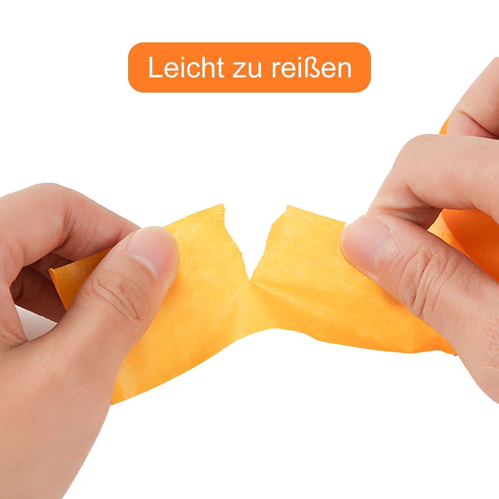 Trintion 50PCS Goldband Klebeband 30mmx50m Kreppband Rückstandsfreies Malerband Abnehmbares Abdeckband Malerkrepp für die Dekorative Autolackierung
