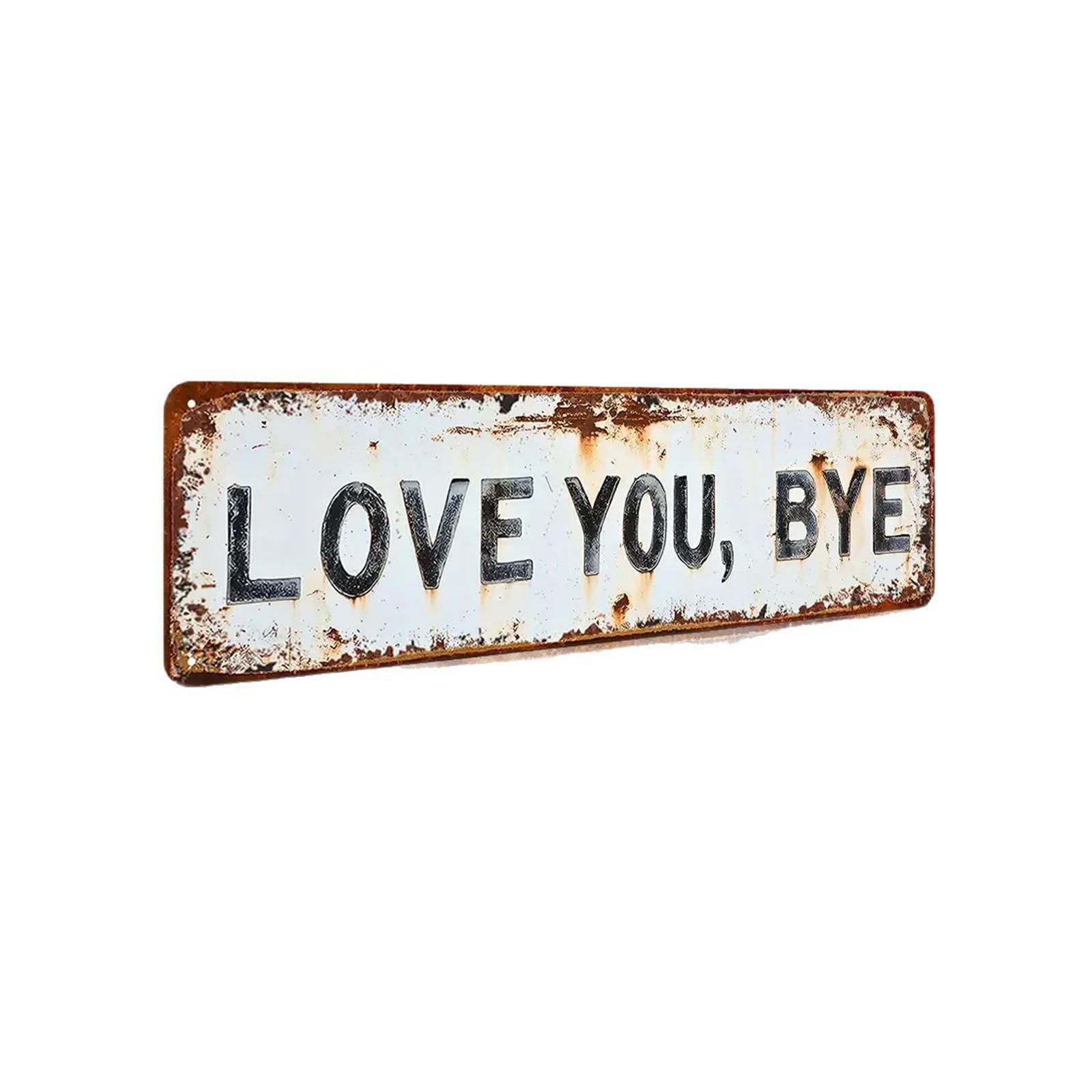 Kalttoy Love You Bye Metal Wall Art Expressing Warmth for Entryway Hallway Home Decor Entryway Wall Art