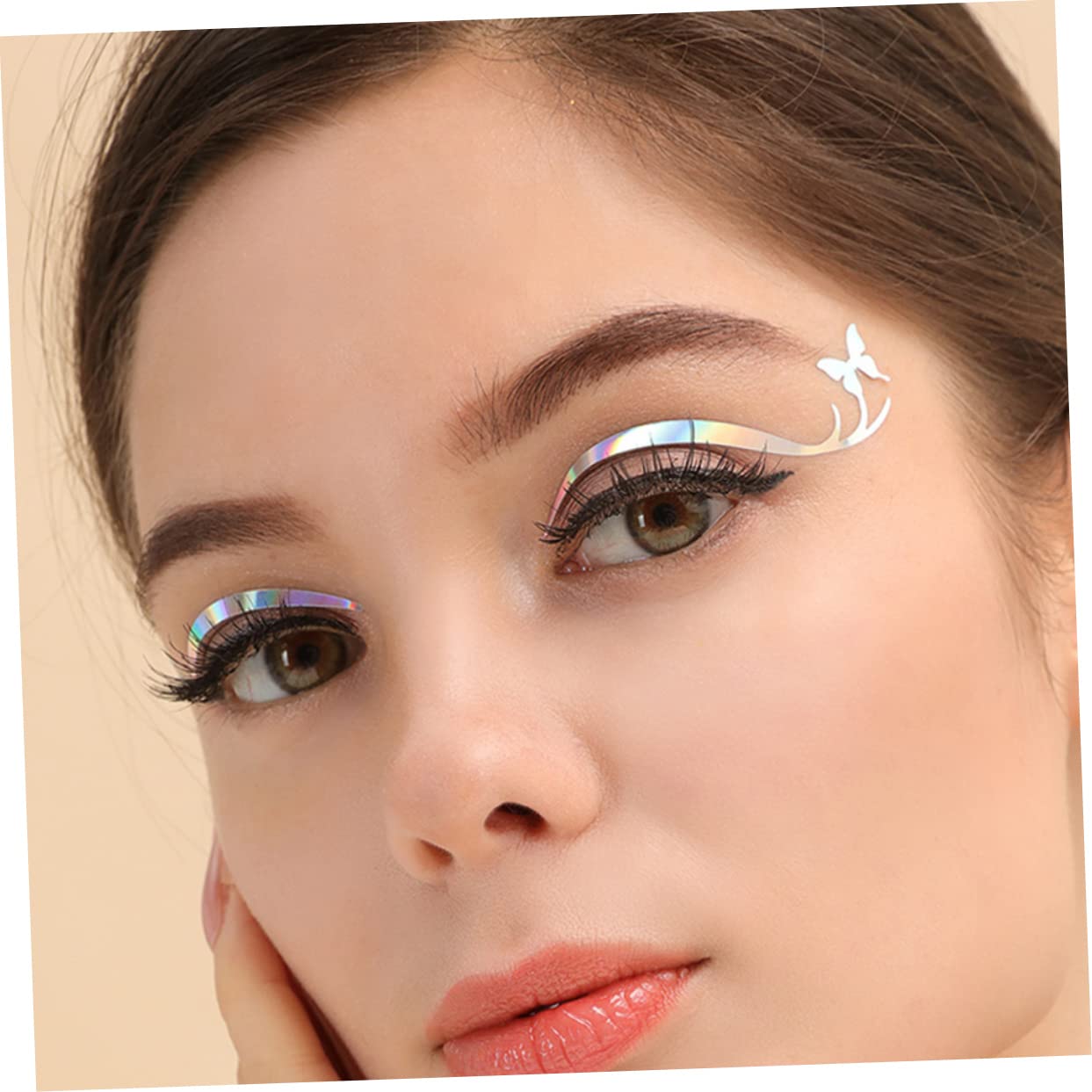 Didiseaon 30fogli Adesivi Per Design Stickers Per Eyeliner e Ombretto Decorativo Per Occasione