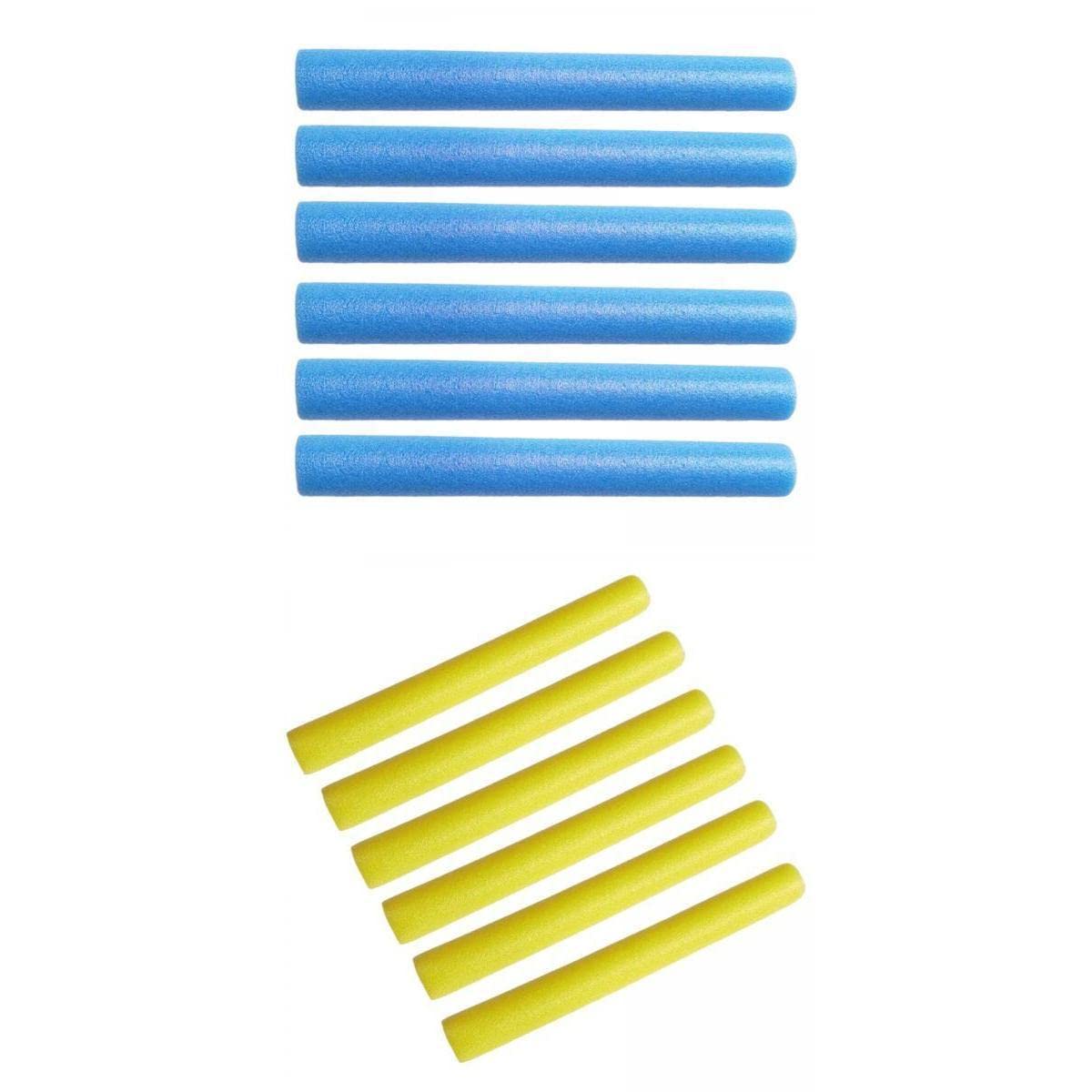 BNF® Sporting Goods-Fitness Running & Yoga-Fitness Equipment & Gear-Trampolines - 12Pcs Blue&Yellow Replacement Trampoline Pole Sleeves Cover Protector-image-0