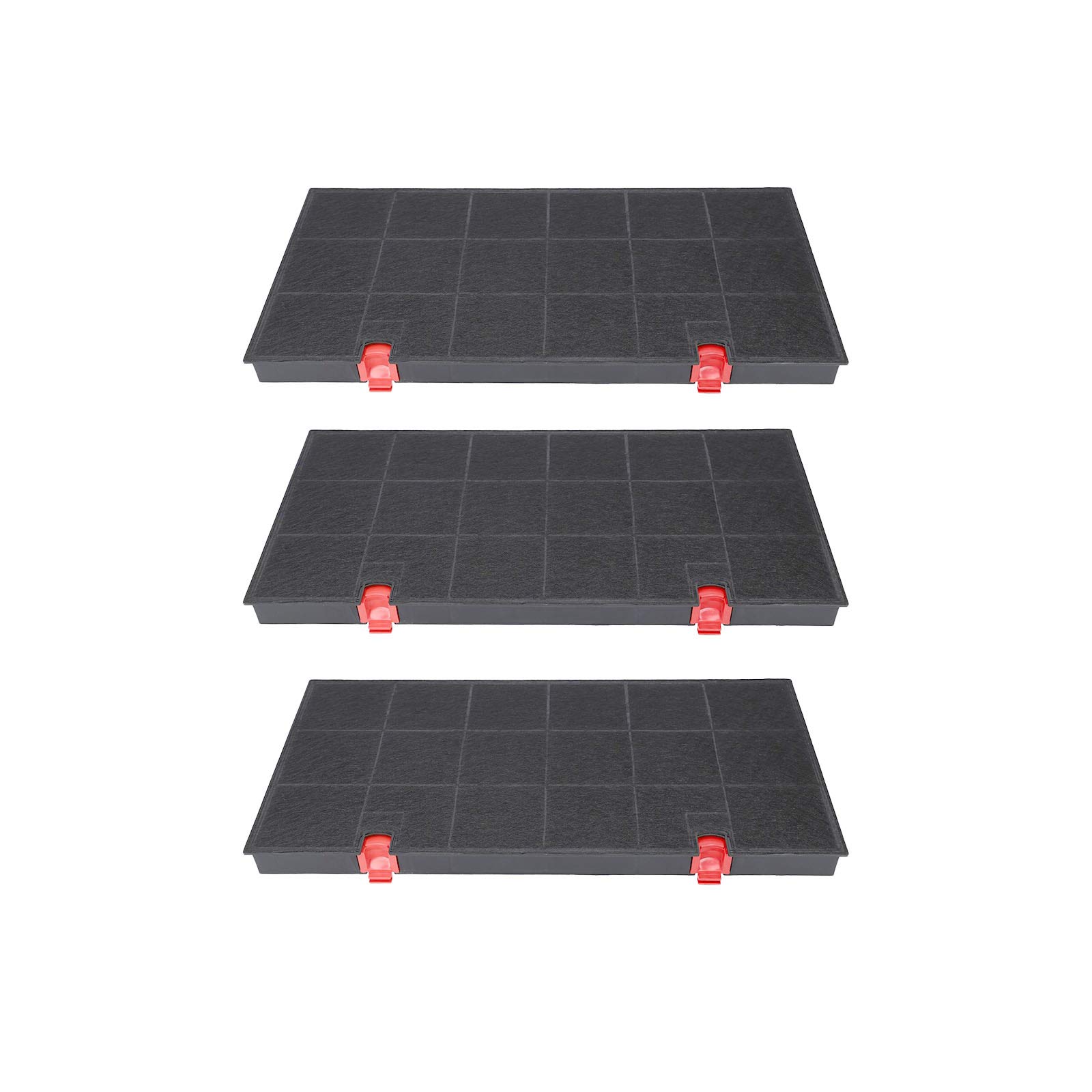 Dl-Pro Cooker Hood Filter, 3 X Carbon Filter Type 150 Dkf24 For Aeg, Electrolux, Whirlpool, Bosch, Indesit, Wpro, Smeg, Amica, Brandt, Candy Hoover, Elica, Fagor, Privileg