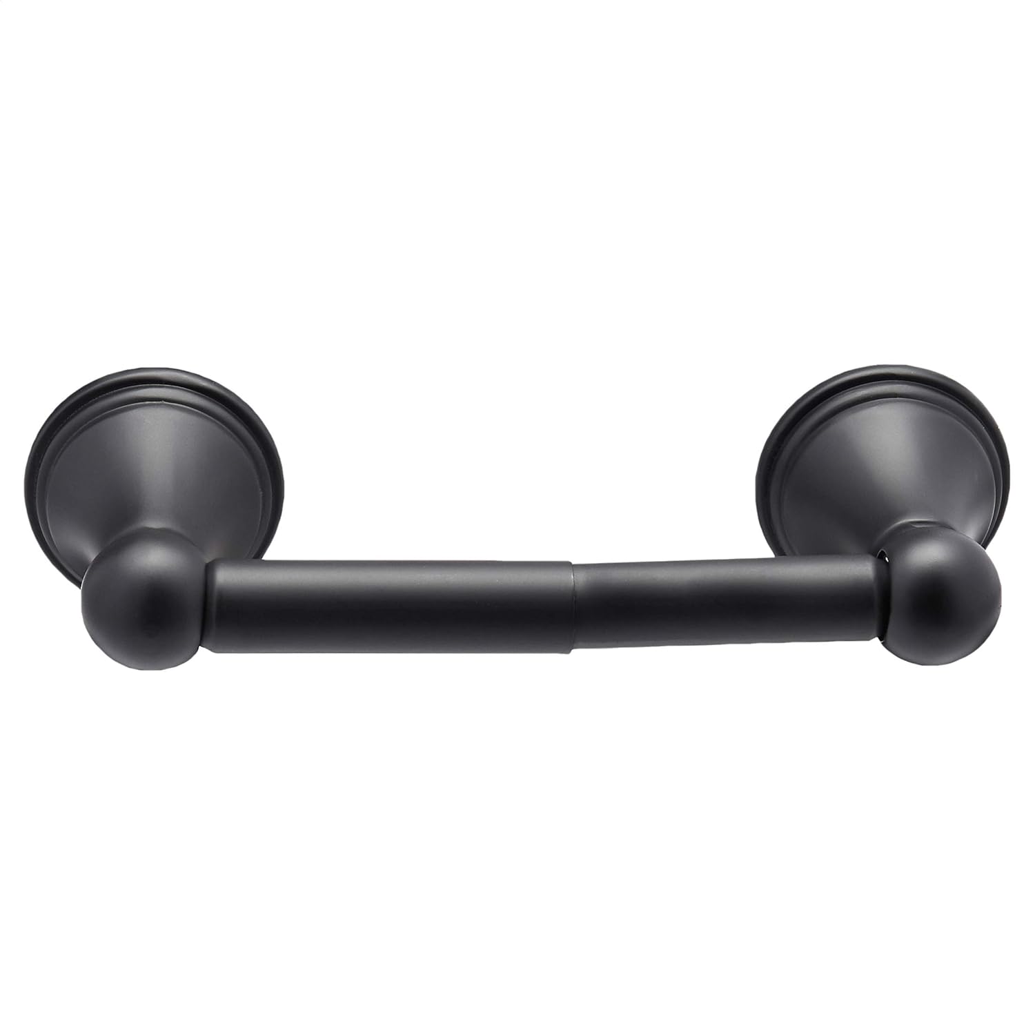  Basics AB-BR809-FB Toilet Paper Holder-Modern, 1-Piece, 8.94 Inch, Flat Black - - 