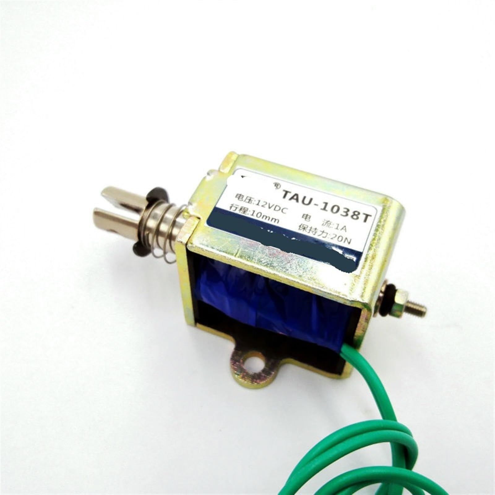 Électroaimant 24V 20N push pull pour automatisme et verrouillage