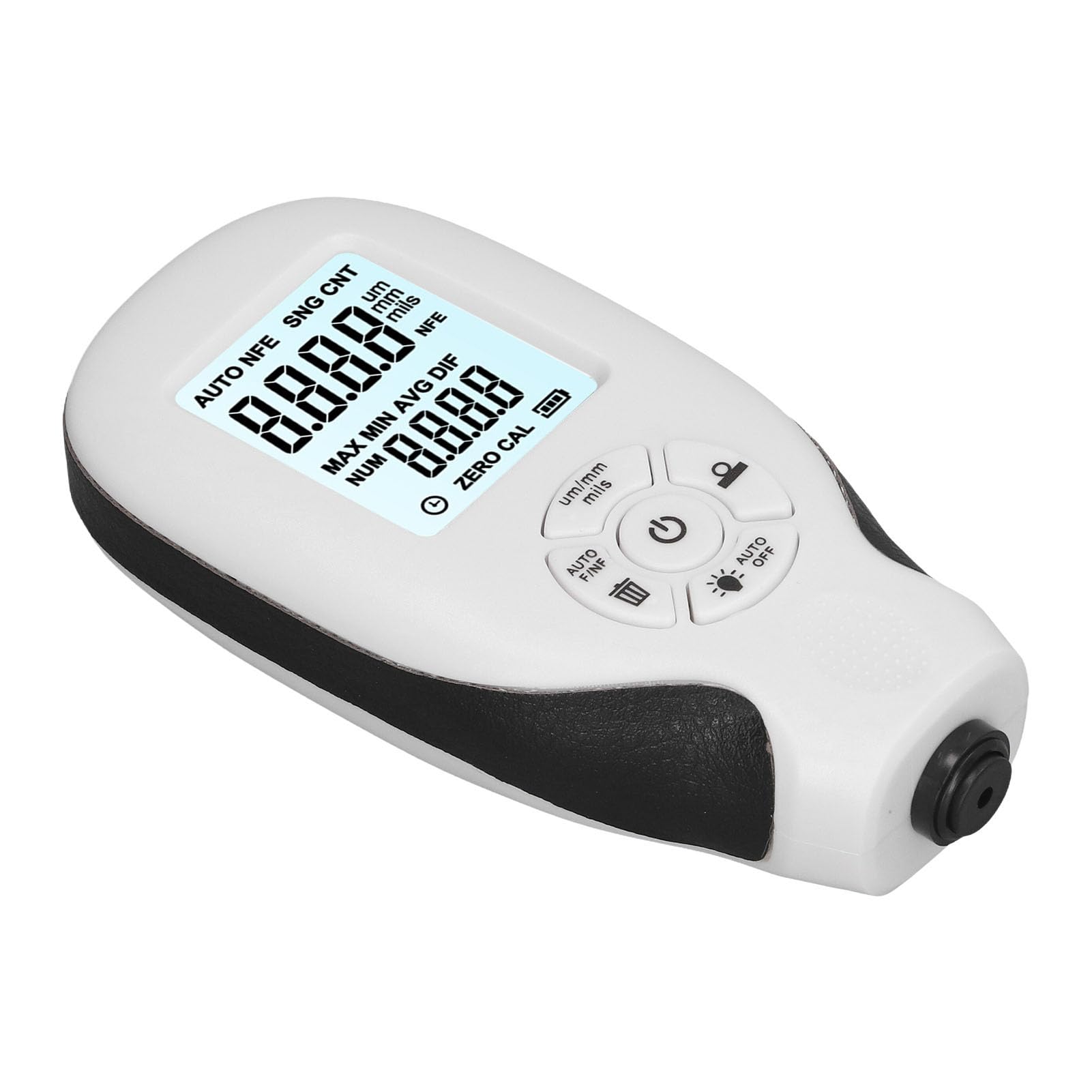 Coating Thickness Auto Car Paint Meter for Used Car Buyers Measurement Tool 0~2000um (White)