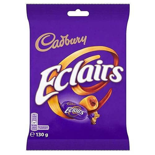 Bolsa de chocolate original Cadbury Eclairs importada del Reino Unido Inglaterra