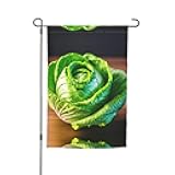 SSIMOO Bright Cabbage Print Garden Flag Versatile Courtyard Flag,Perfect Add-On For Any Backyard Or Lawn