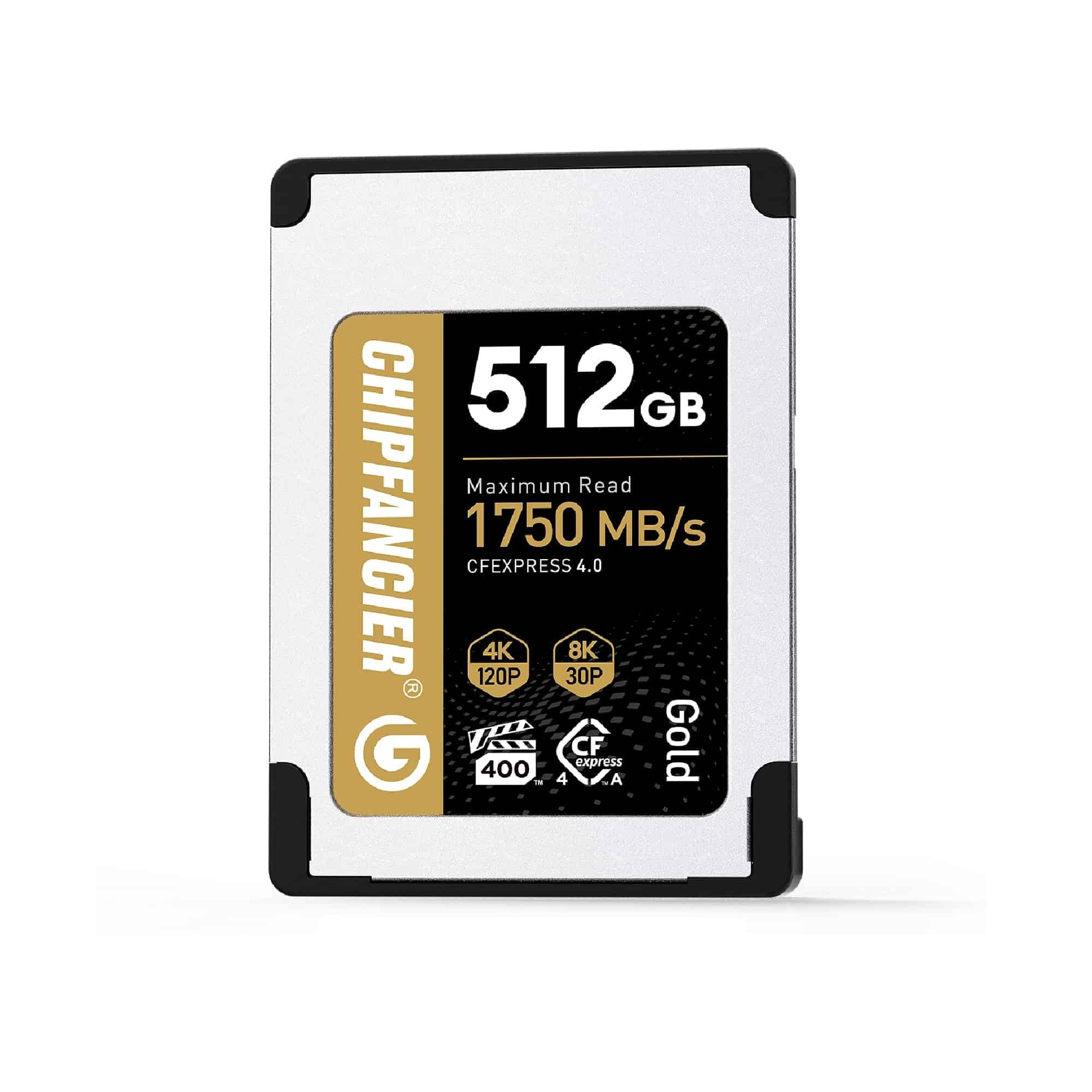 CHIPFANCIER 512GB CFexpress 4.0 Type A Card Up to 1750MB/s Read Speed & 1750MB/s Write Speed Type A Memory Card for RAW 4K/8K Video Recording Compatible with Sony Alpha Sony FX Cameras Gold-image-35