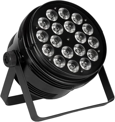 Miniatura 4 de Monoprice 18 x 10 vatios RGBW 4 en 1 LED Flat Par luz de escenario para bandas, DJs, banquetes, bodas - Serie Stage Right
