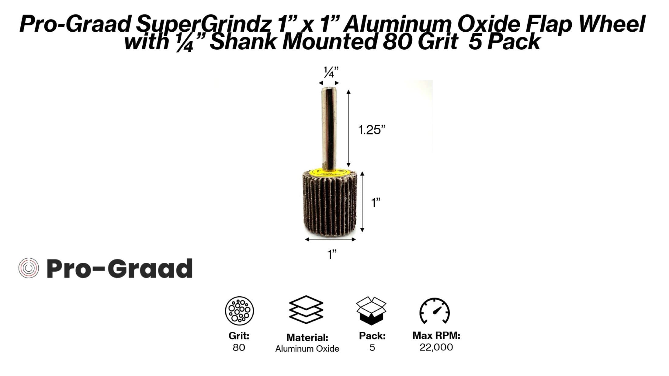 Amazon | Pro-Graad SuperGrindz 5パック 1インチ x 2.5 cm x 1