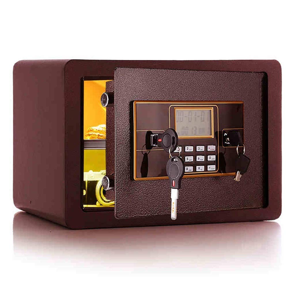 Coffre-fort de sécurité électronique RLKHXBS écran LCD double couche pour maison et bureau