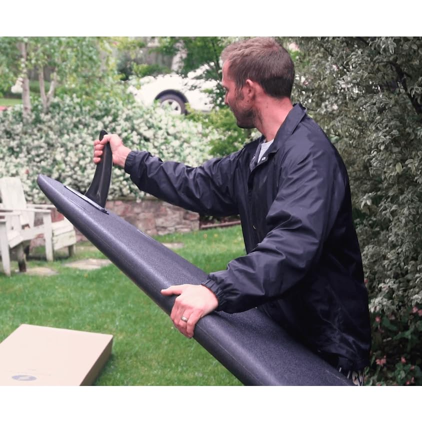 Formula Fun Perfect Storm Single Fin Surfboard, 9 Inch, Black