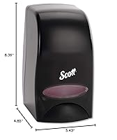 Vista 10 de Scott - KCC92145 92145 Dispensador manual esencial para el cuidado de la piel, 1000 ml, negro