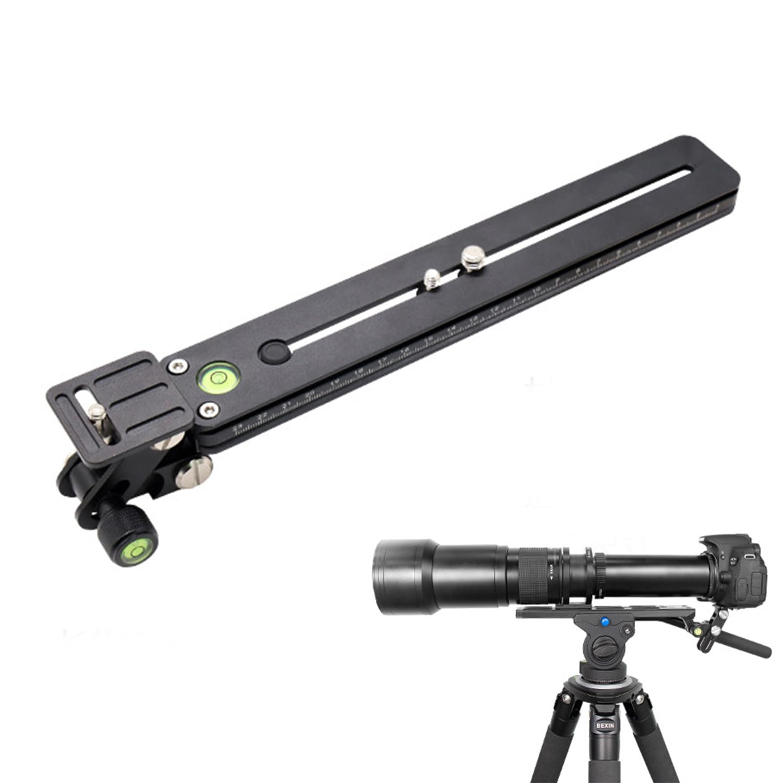 Amazon | 望遠レンズサポートブラケット クイックリリースプレート