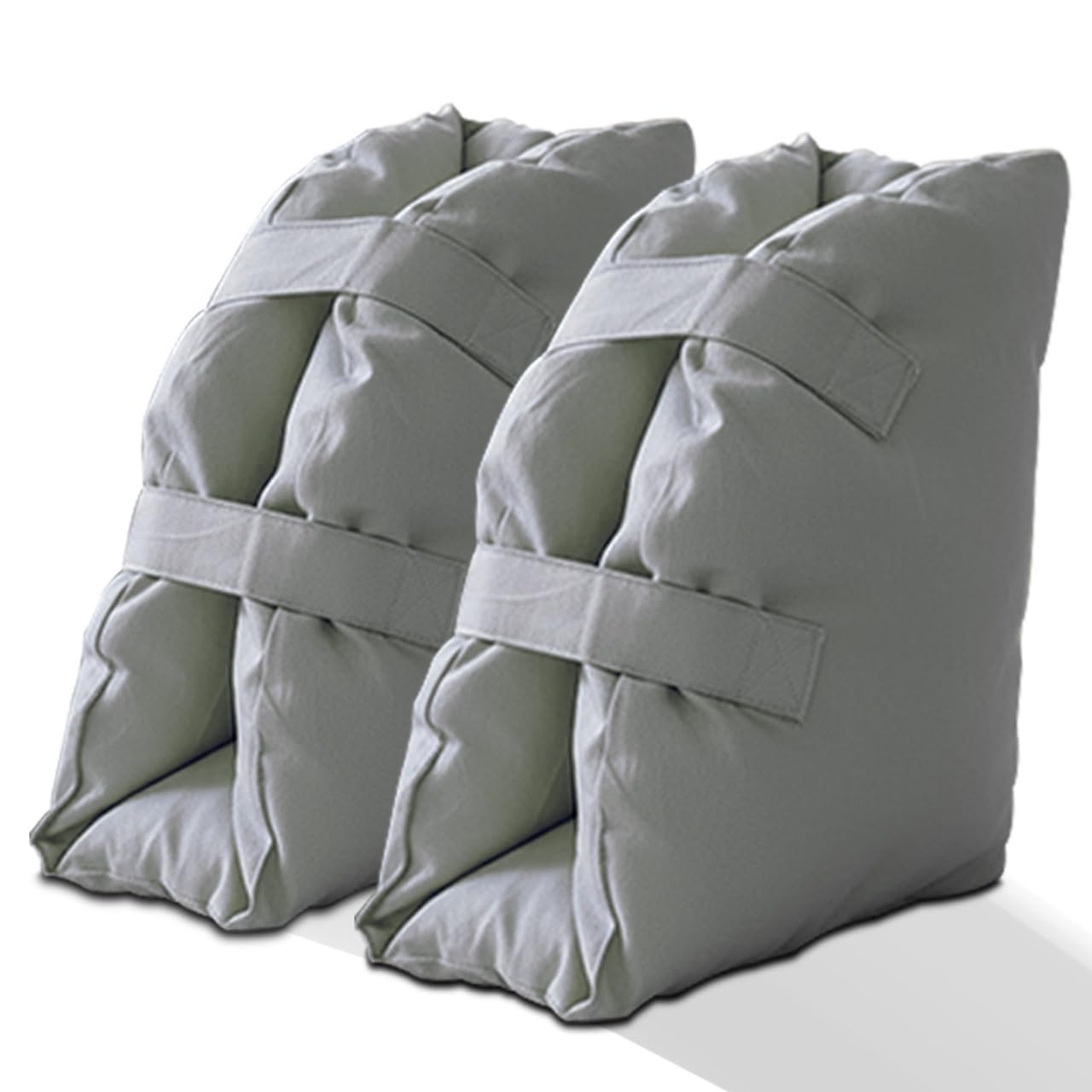 Medical Heel Protector Cushion to Relieve Pressure from Sores and Ulcers, Adjustable Foot Pillow for Bed Sores, Washable Heel Cushions for Ankle Pain Relief, Ankle Pillow (Gray)