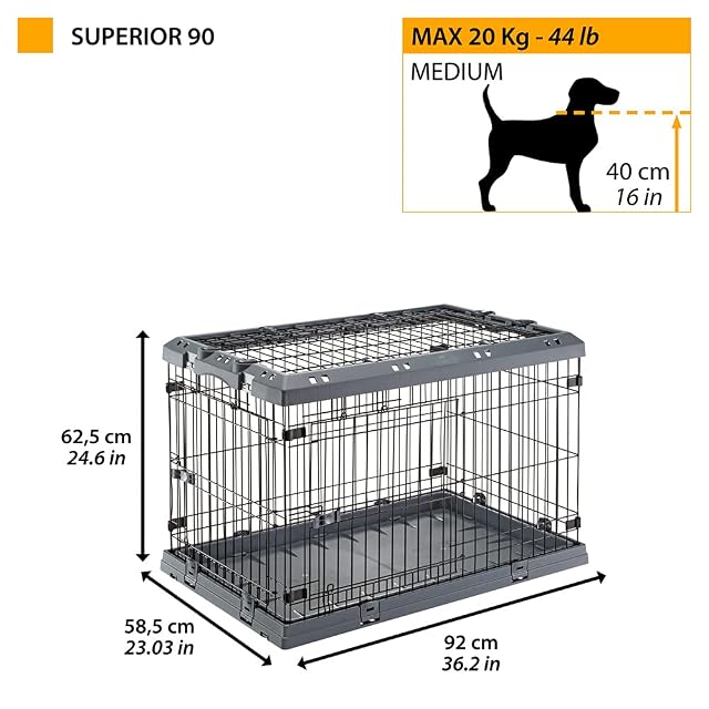 Foto 2 de 6 de FERPLAST Jaula Perro Superior 90