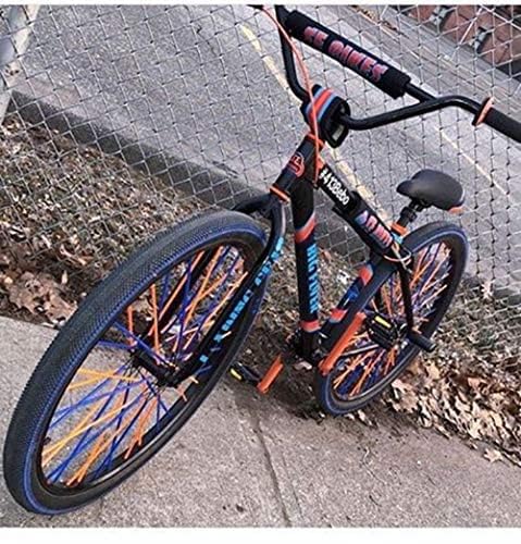 Aura Naturel Bicycle Spoke Skins Wraps BMX MTB Kids Road Mountain Bike Colorful Wheel Decoration-72 Pcs