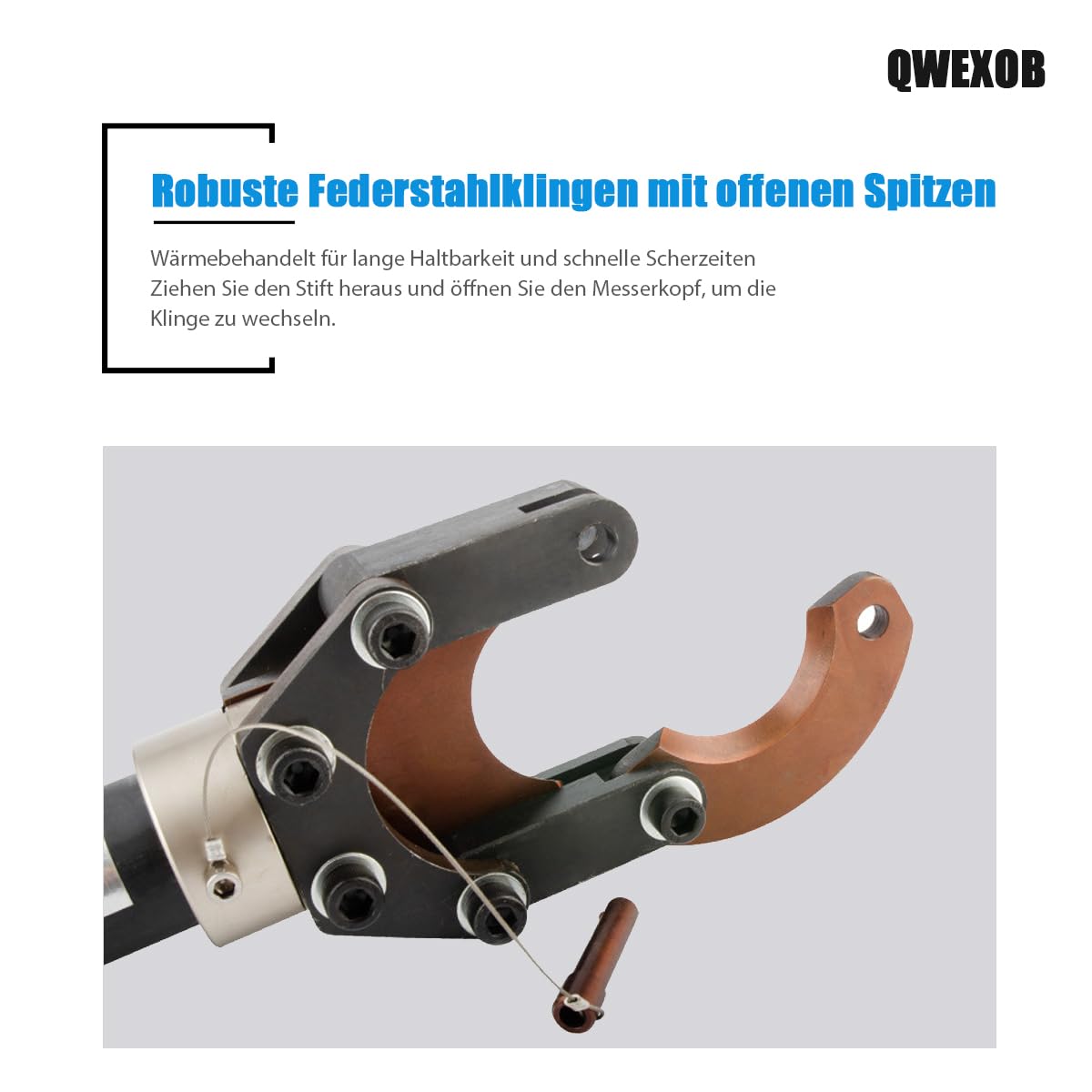 Hydraulischer Kabelschneider 70kN 50mm geeignet für Cu/Al-Kabel