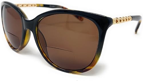 Miniatura 2 de The Laguna - Lentes de sol bifocales de lectura redondos, diseño de mariposa y ojo de gato para mujer